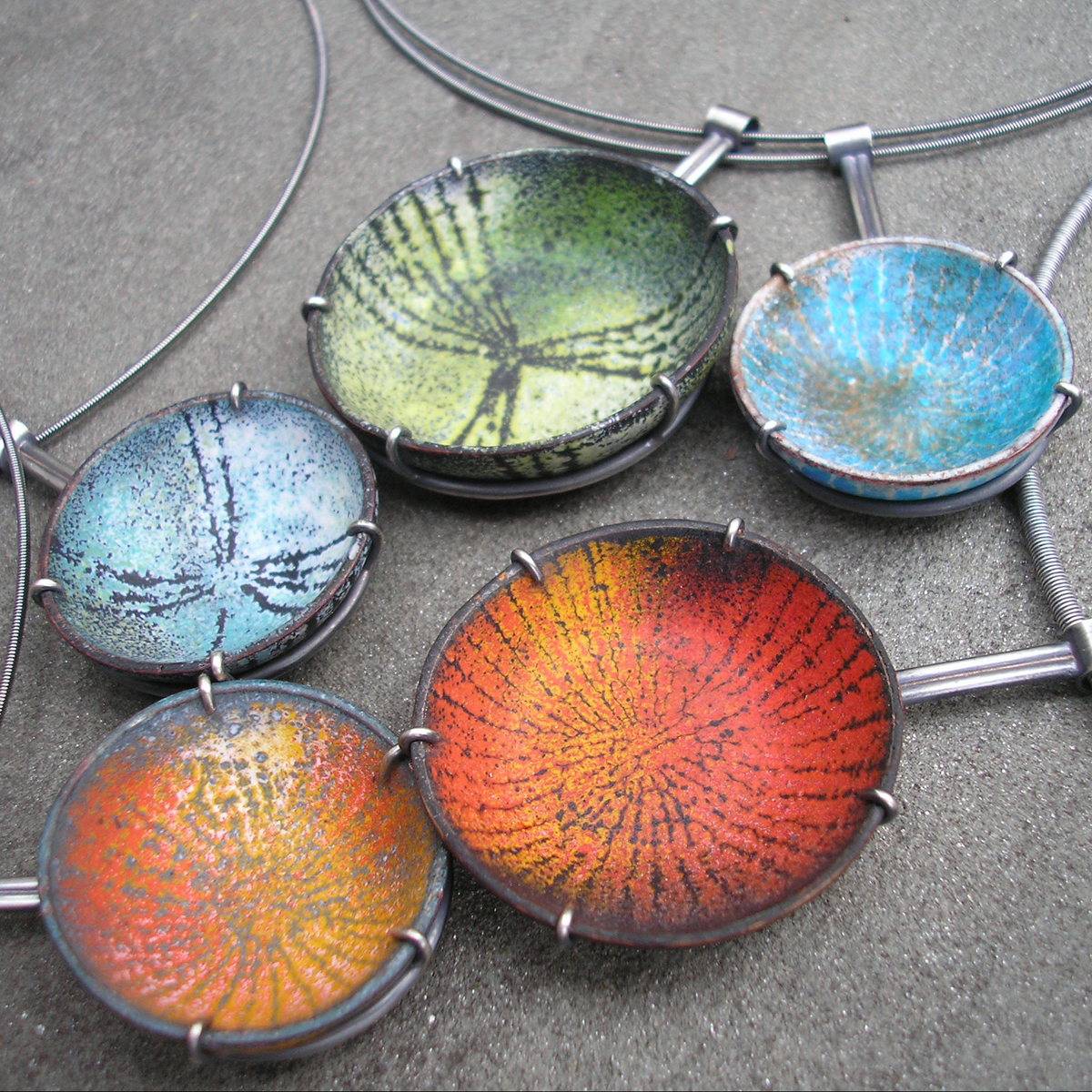 Enamel Pendant Series