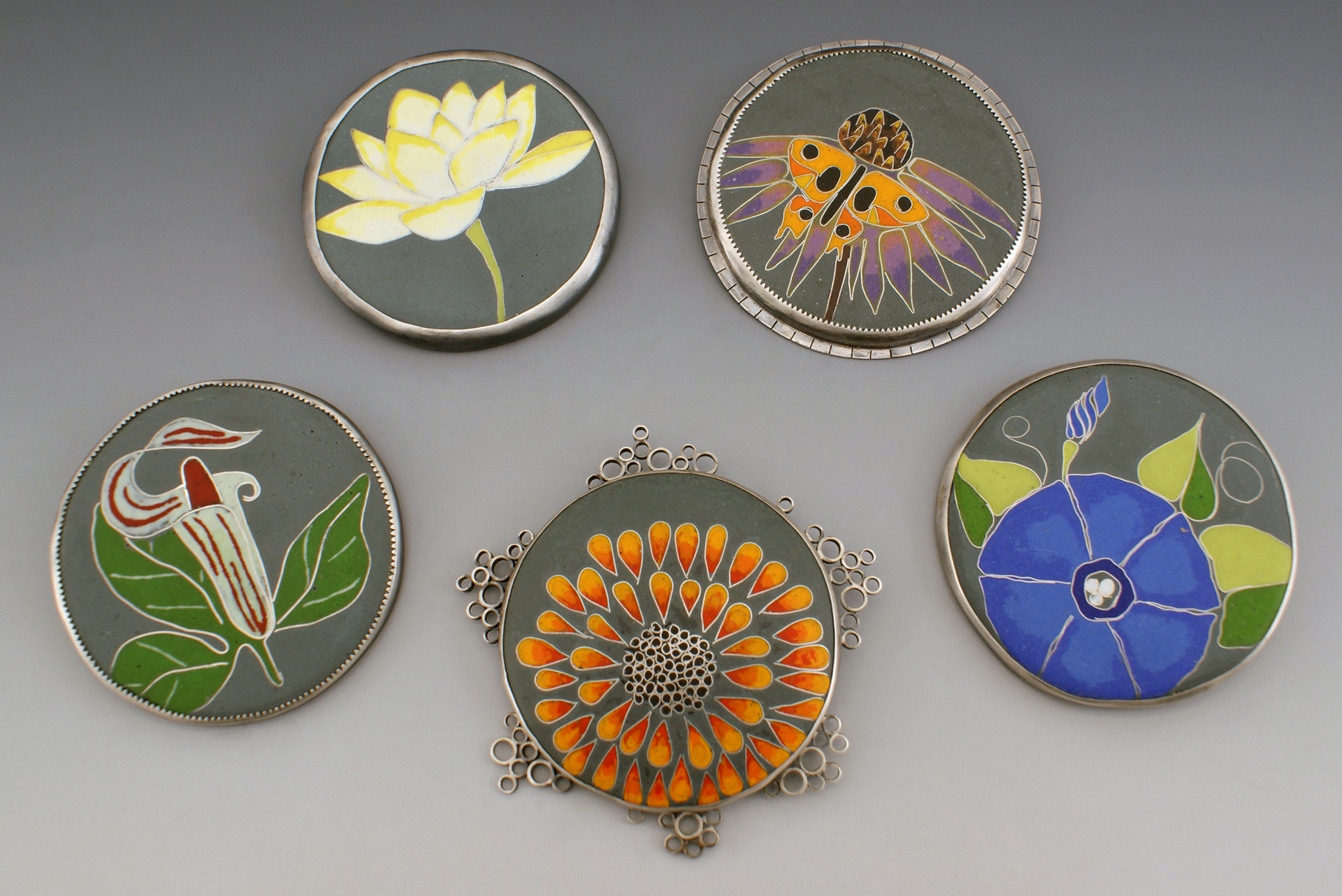 From My Garden, a brooch series