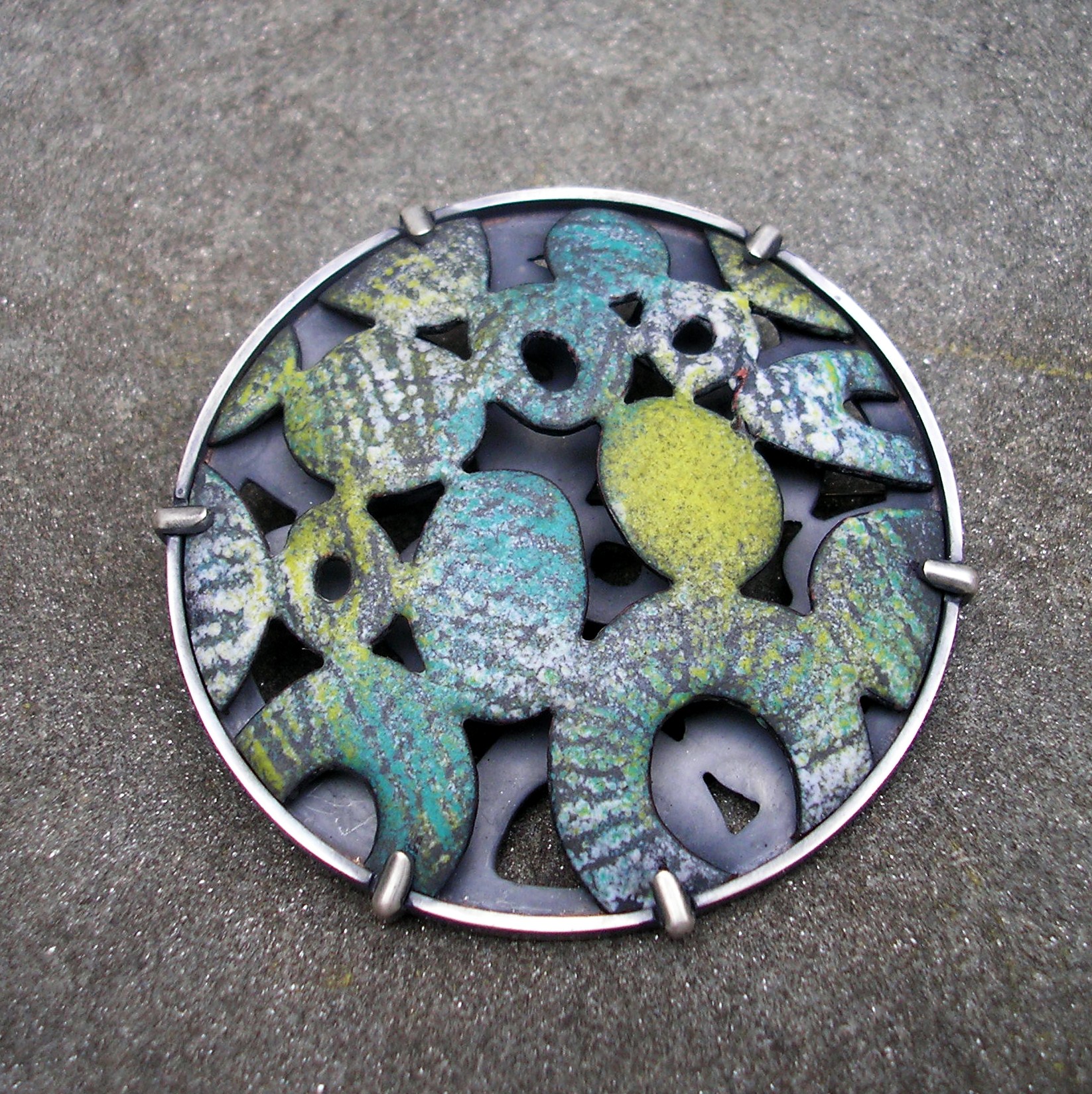 Enamel Brooch